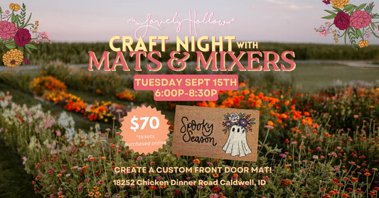 9/15 -Craft Night with Mats & Mixers