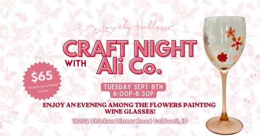 9/8 -Glass Painting Night with Ali of Ali Co.
