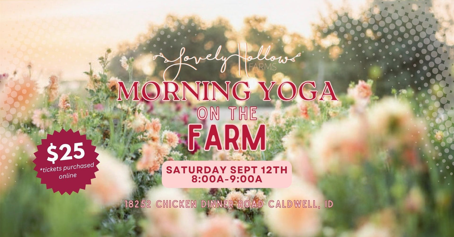 9/12 Yoga On The Farm 8-9a