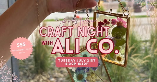 7/21 Hanging Pressed Flower Frames